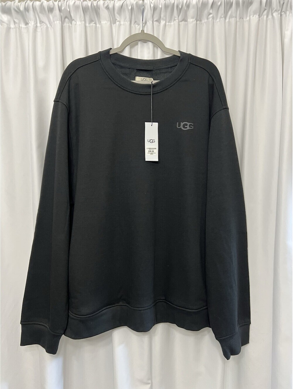 UGG-Nyles 1172251 Black Crewneck Sweatshirt Size XXL New NWT